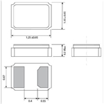 AEL晶振,AEL1210晶振,無源兩腳晶振