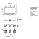 Raltron晶振,CL7050晶振,CL7050-155.520-2.5-25-X-T-TR晶振