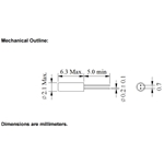 AKER插件石英晶振,CT26-32.768-12.5-20-X,電話機晶振